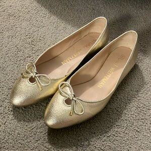 Stuart Weitzman Gabby bow flats